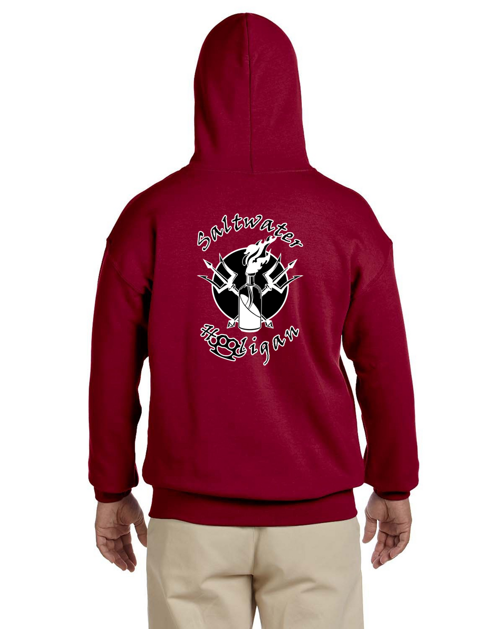 ROUND MOLITOV COCKTAIL Hoodie-red color